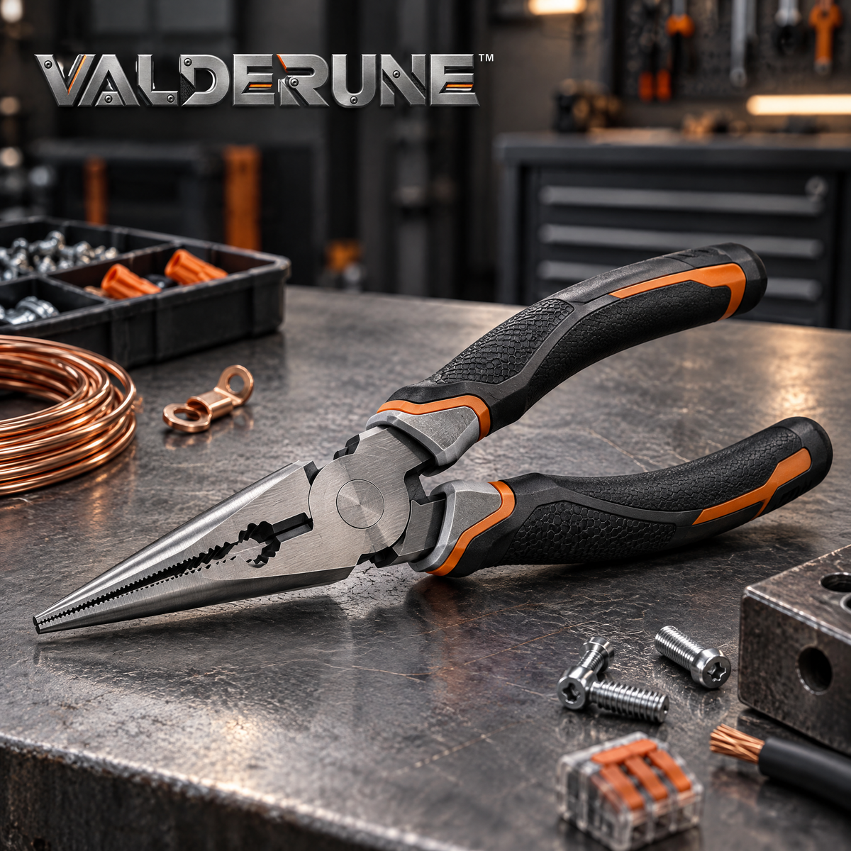 Valderune™ Long-Nose Combination Pliers
