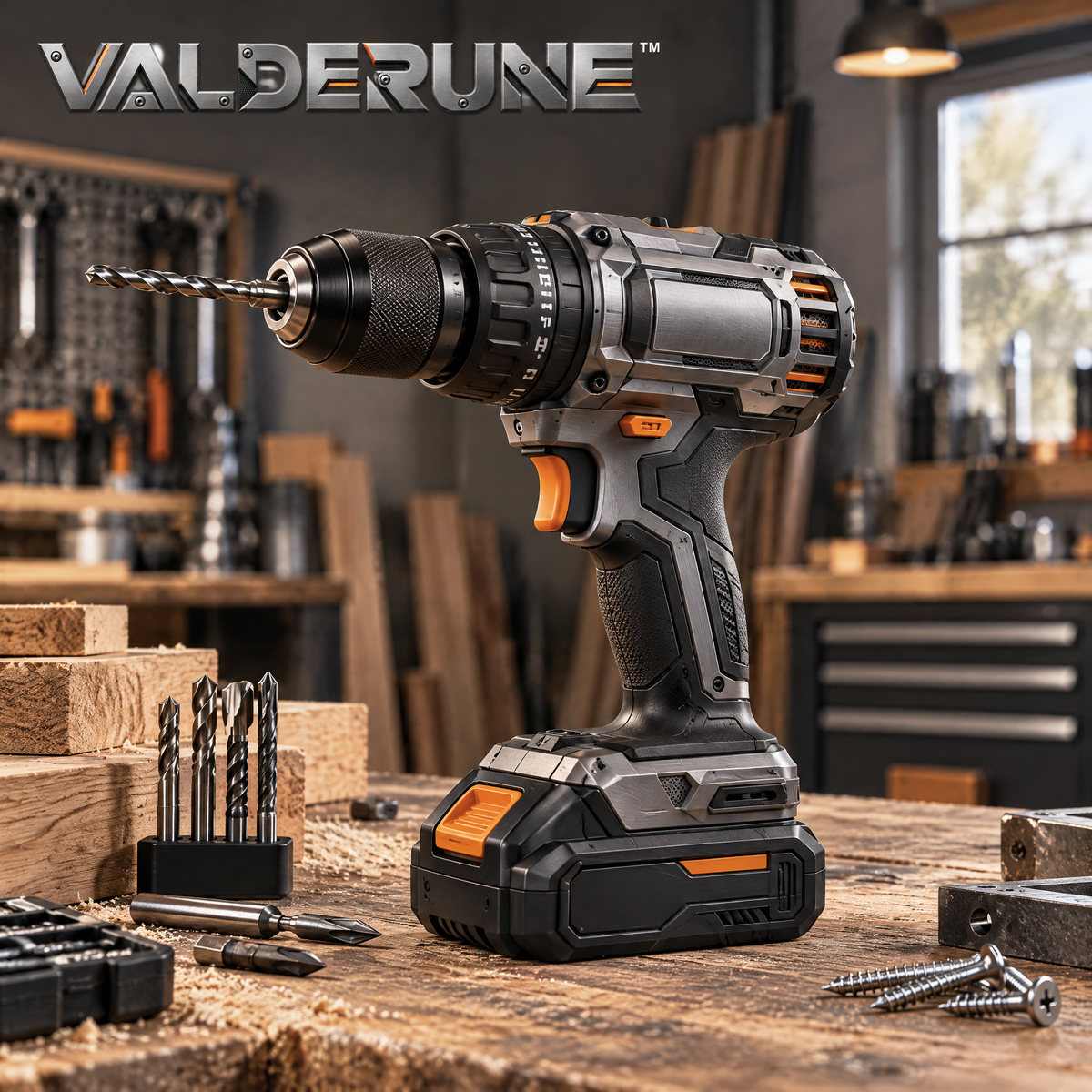 Valderune™ Cordless Drill & Driver