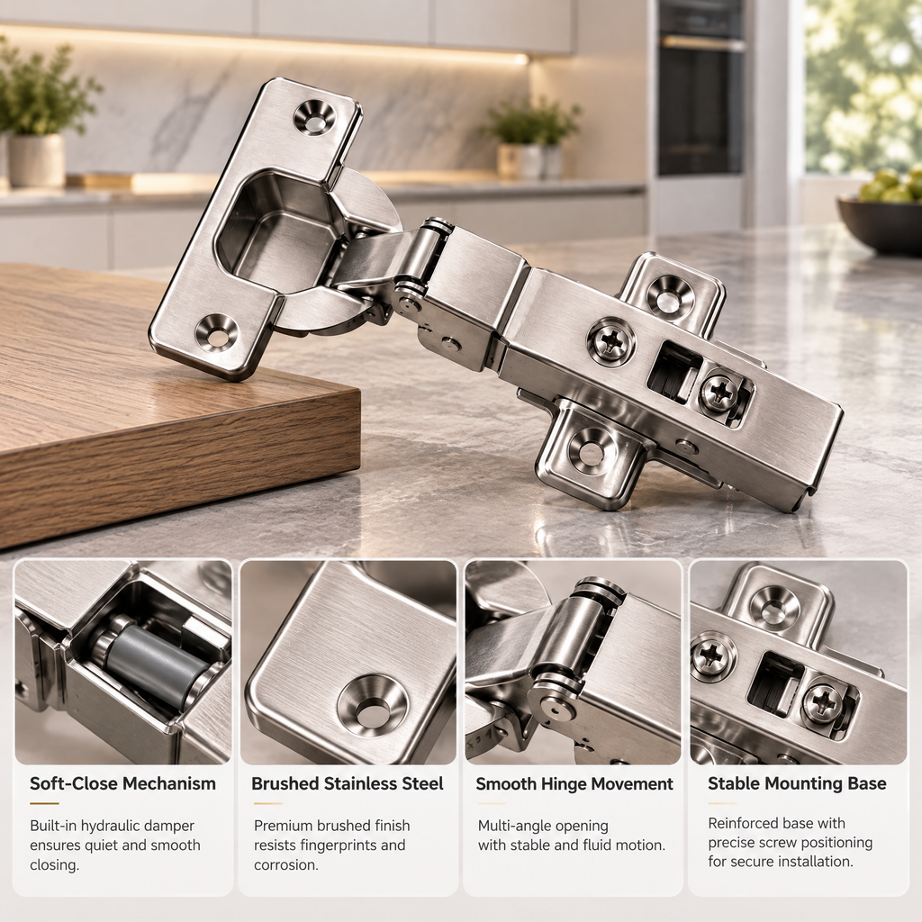 Valderune™ Soft-Close Concealed Cabinet Hinge