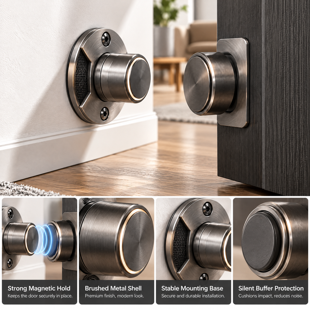 Valderune™ Magnetic Door Stopper Set
