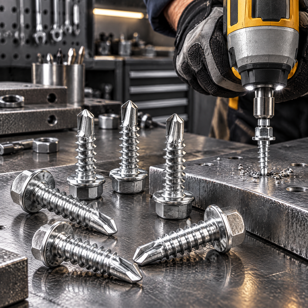 Valderune™ Self-Drilling Hex Head TEK Screws