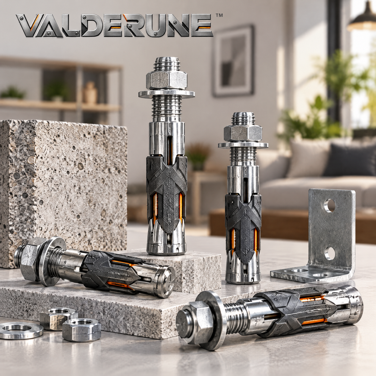 Valderune™ Reinforced Sleeve Concrete Anchors