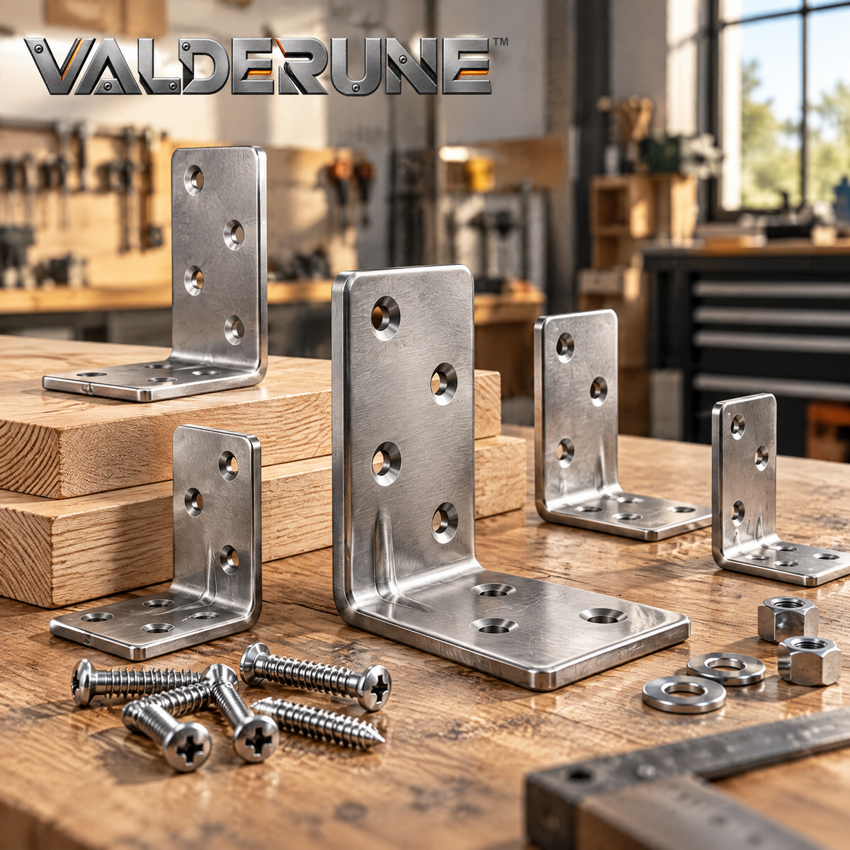 Valderune™ Stainless Steel L Brackets